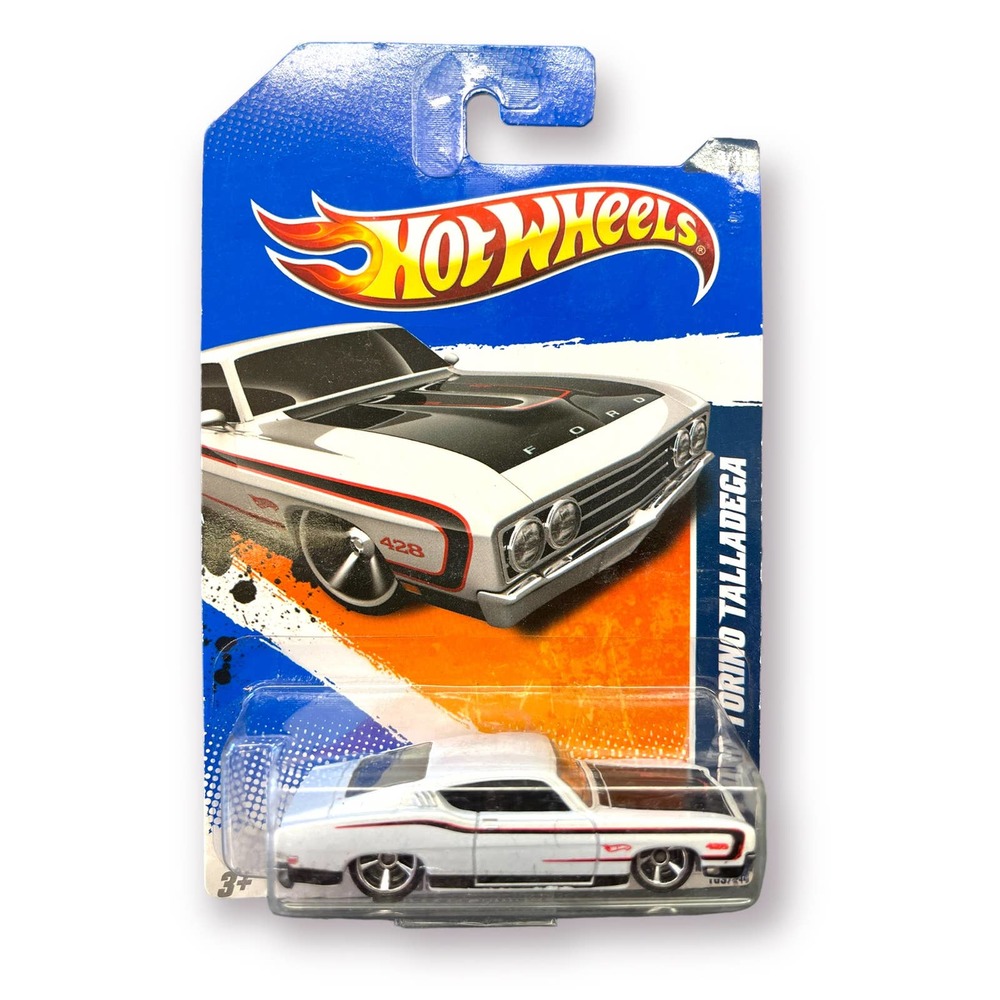Hot Wheels Muscle Mania '69 Ford Torino Talladega White 03/10 1:64